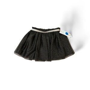 Cat & Jack Black Glitter Tulle Skirt